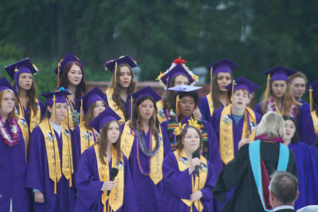 Rain doesn’t dampen spirits of North Kitsap graduates | Kitsap Daily News