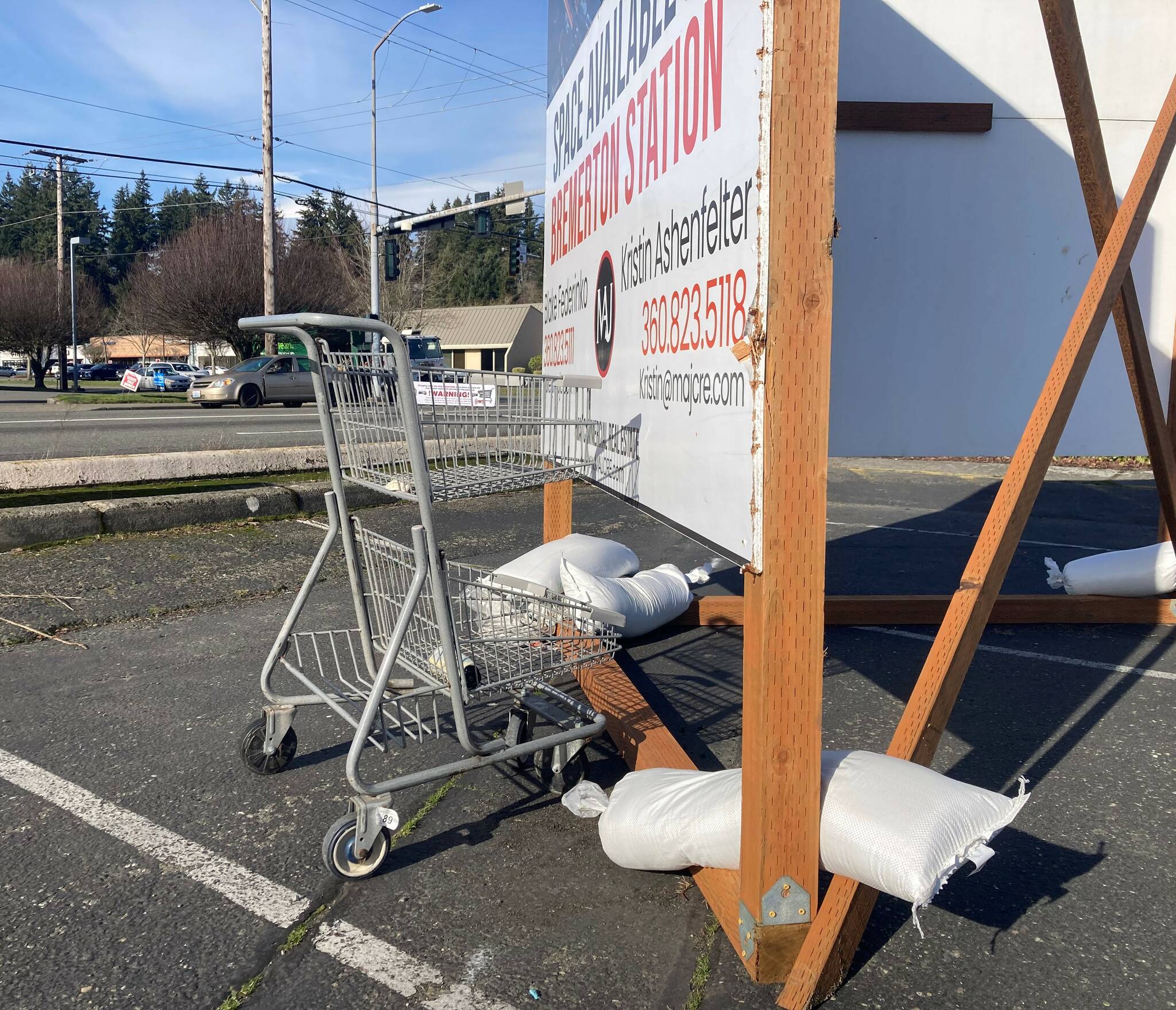 Elisha Meyer/Kitsap News Group
This smaller cart has nearly all identifying markers stripped from it, making it hard to know who the cart belongs to.