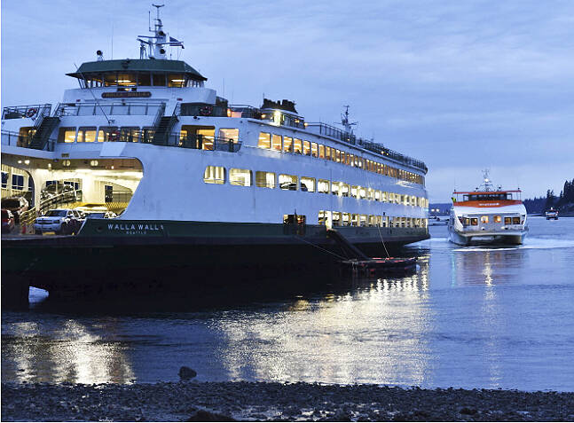 Contaminated fuel led to the grounding of the ferry a few weeks ago, officials said. File photo