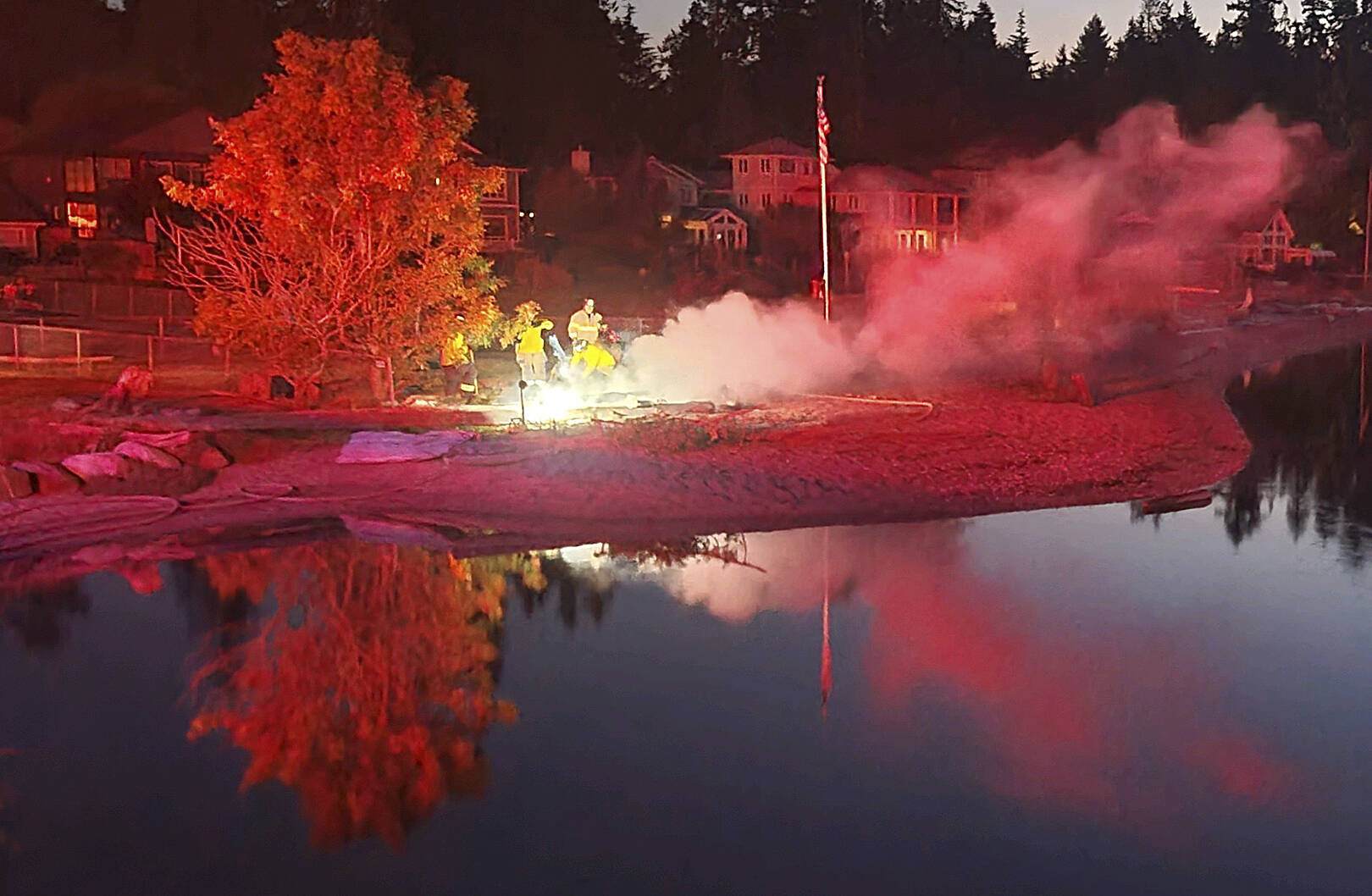 North Kitsap Fire & Rescue kept busy over the long 4th weekend putting out small fires, often caused by fireworks. NKFR courtesy photo