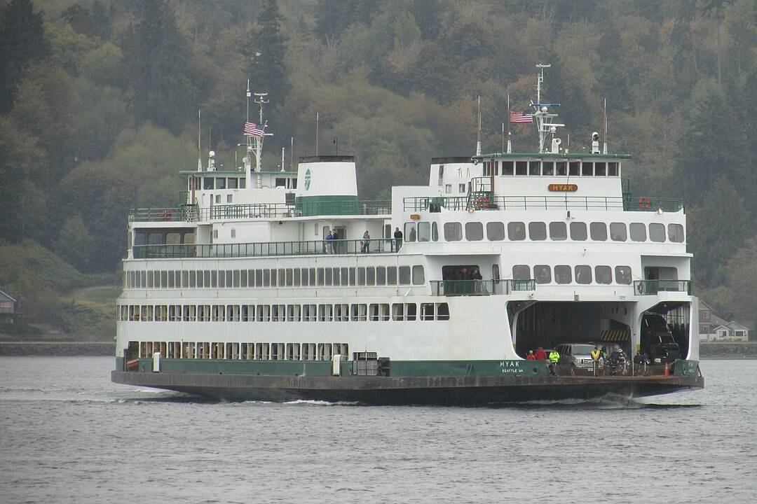 File Photo
Washington State Ferries has awarded its first shipyard contract to Vigor for the conversion of up to three Jumbo Mark II-class ferries to hybrid-electric power.