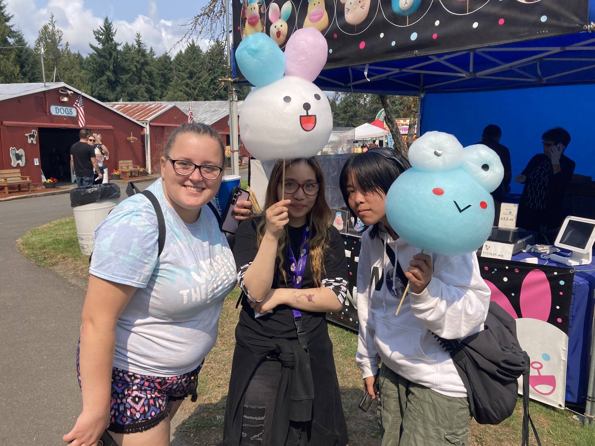 Elisha Meyer/Kitsap News Group Photos
The fair food is back and cuter than ever, highlighted by these cotton candy characters.