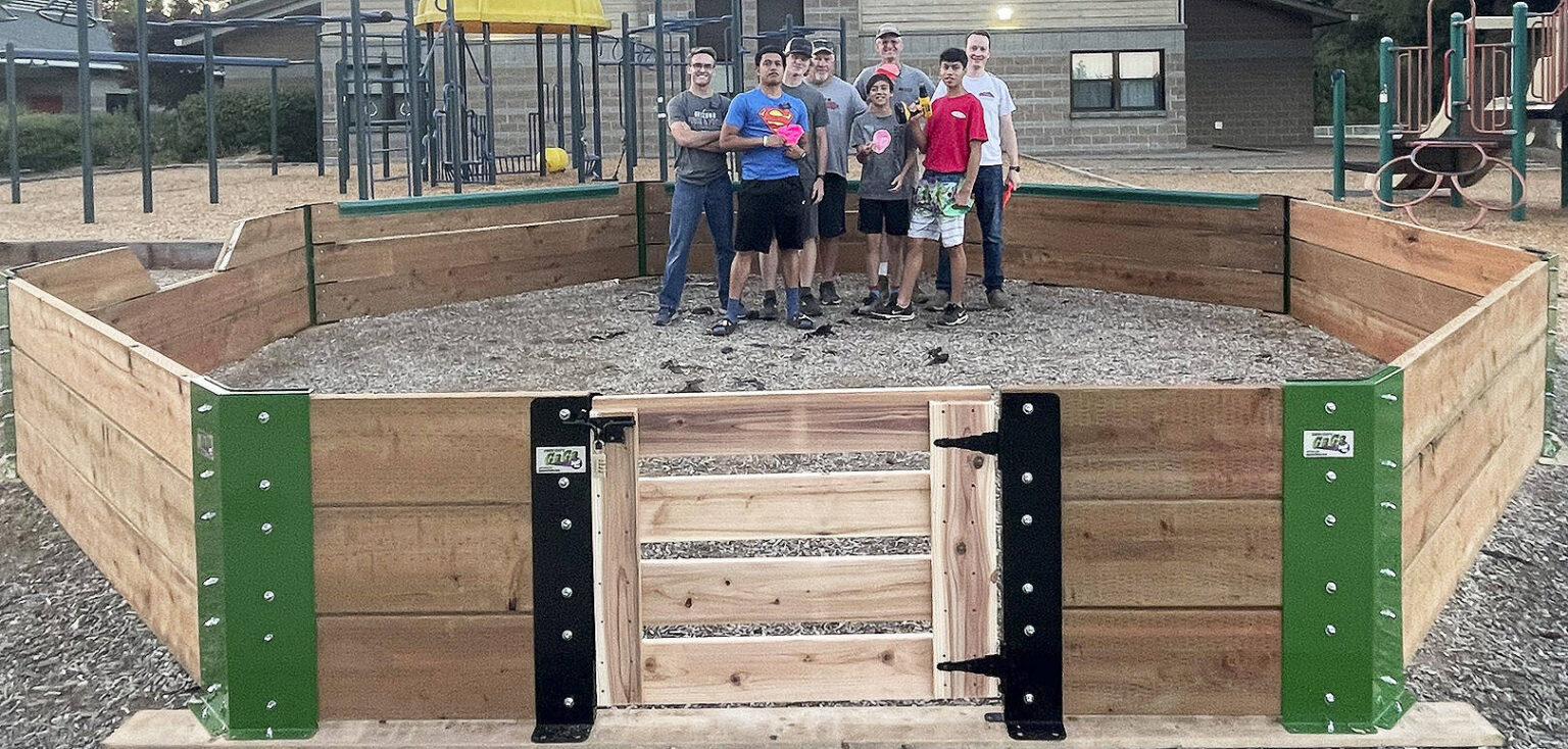 Eagle Scout helps build Gaga Ball pit at Vinland | Kitsap Daily News