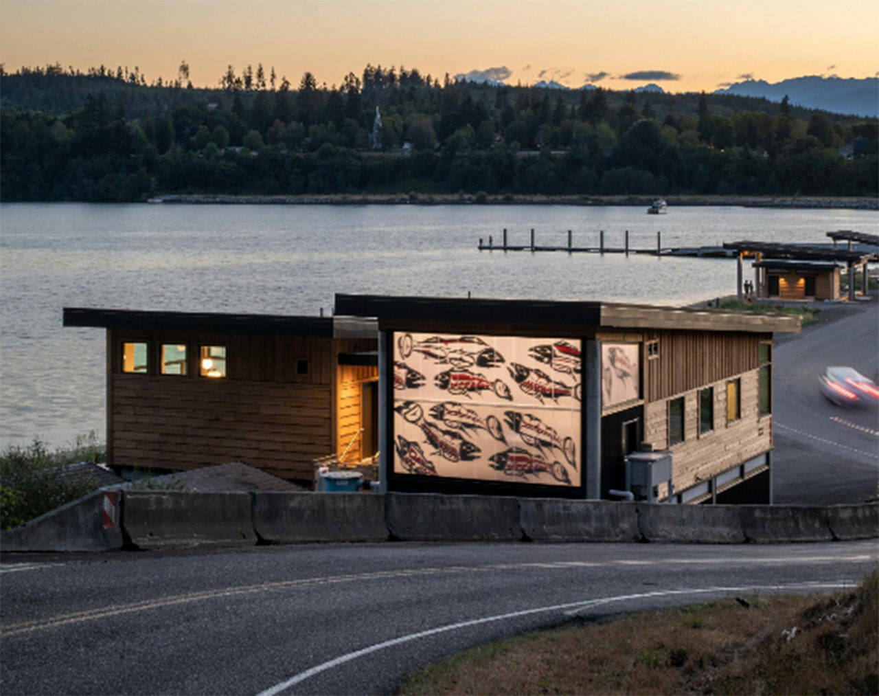 Cast Architecture courtesy photo
The Port Gamble S’Klallam Tribe recently completed its new fish hatchery and beach shelter at Point Julia.