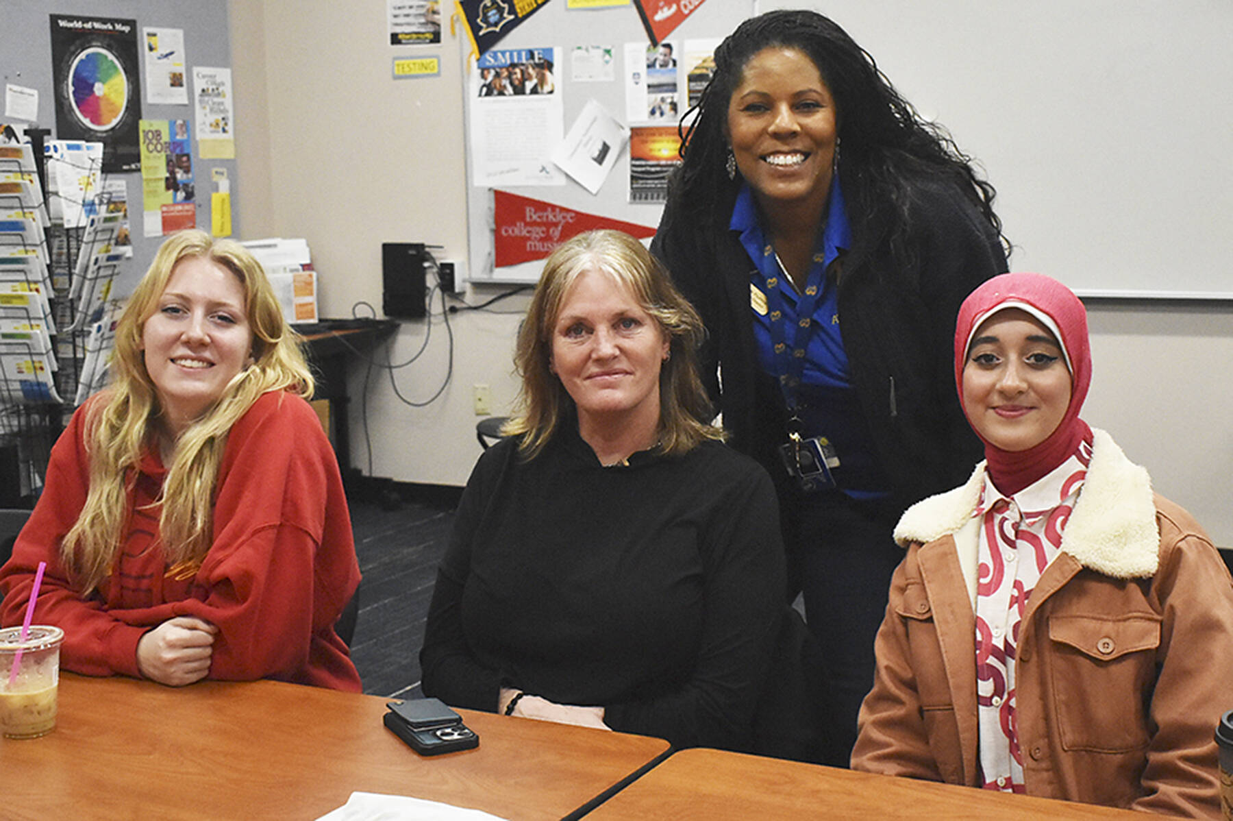 Nicholas Zeller-Singh/Kitsap News Group
Helene Rode, left, Tana Rode, Amber Plummer and Majd Almasri.