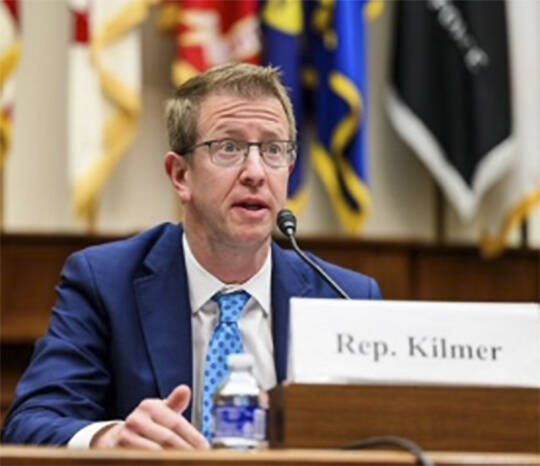 Kilmer courtesy photo
Rep. Derek Kilmer speaks out during a U.S. Congress meeting.