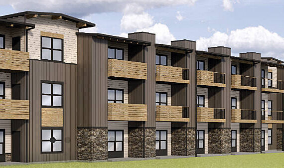 City of Poulsbo courtesy image
A rendering of what the Olso Bay Apartments could look like.