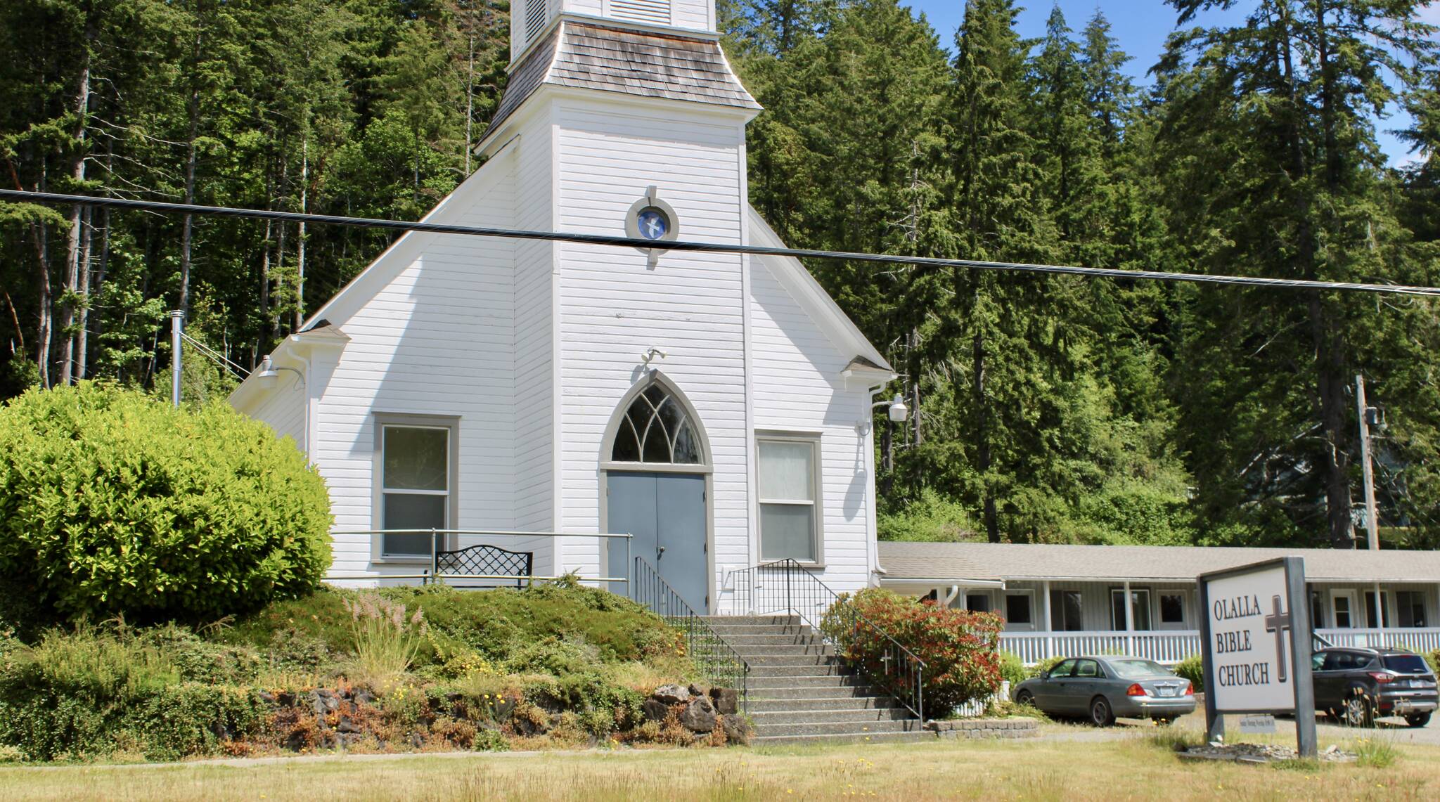 Elisha Meyer/Kitsap News Group
Olalla’s historic building of worship is currently occupied by the Olalla Bible Church.