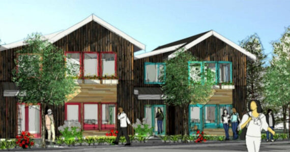 City of Poulsbo courtesy image
A rendering showing what the cottages could look like.