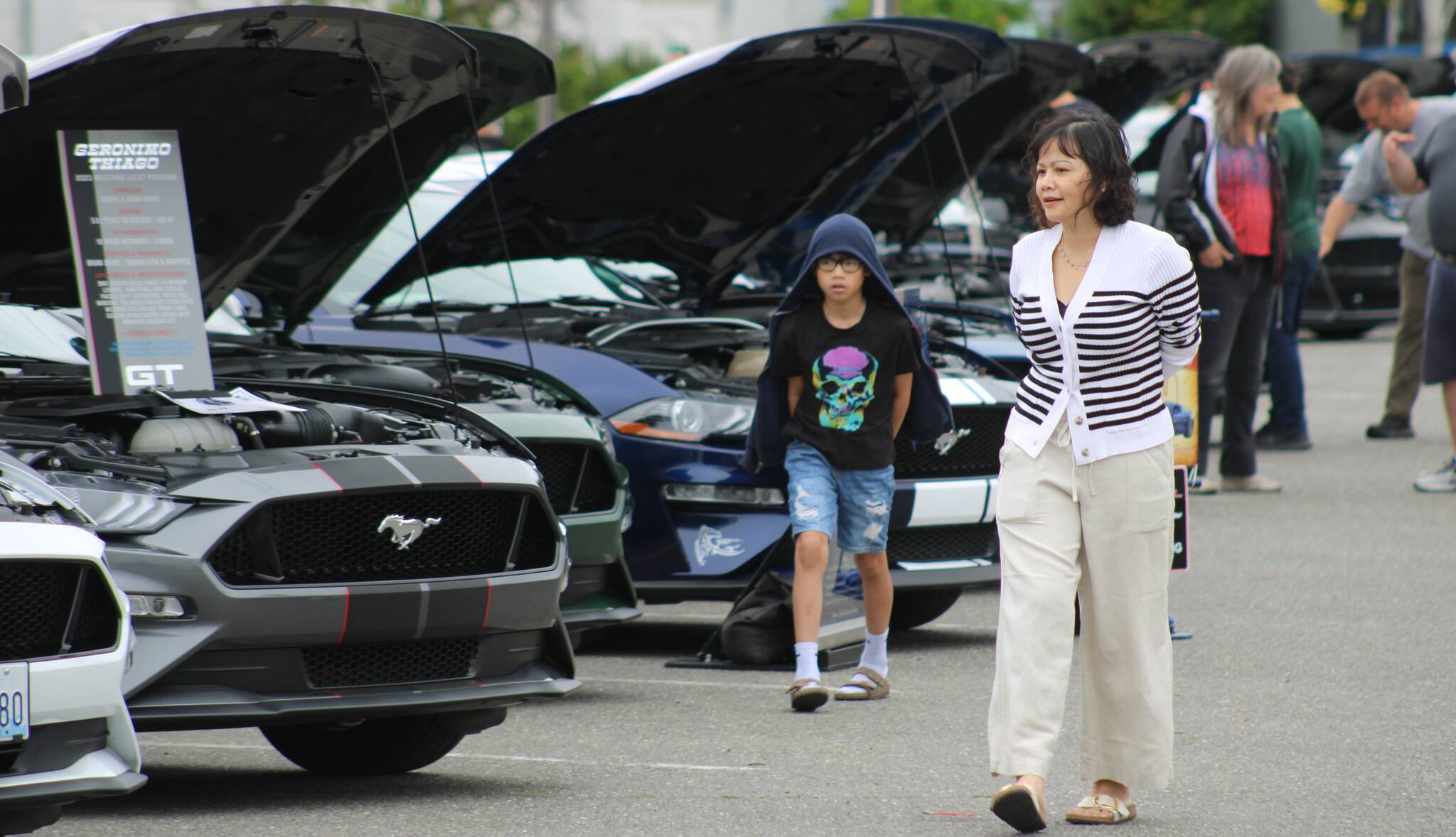 Elisha Meyer/Kitsap News Group photos
Rows and rows of Mustangs filed into Port Orchard for the annual Mustangs on the Waterfront show.