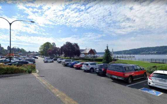 City of Poulsbo courtesy photo
Parking spots can be hard to come by in the lot near the Poulsbo waterfront.