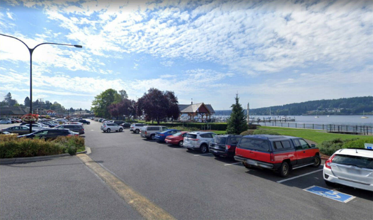 City of Poulsbo courtesy photo
Parking spots can be hard to come by in the lot near the Poulsbo waterfront.