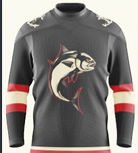 Sockeyes courtesy photo
A jersey of the new Bremerton Sockeyes hockey team.