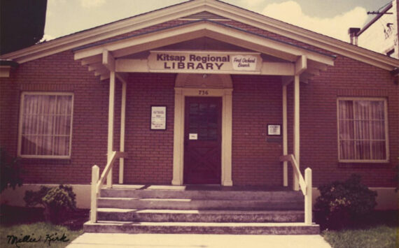 PO library courtesy photo
The front of the Port Orchard library when it was on Prospect Street from 1975-1984.