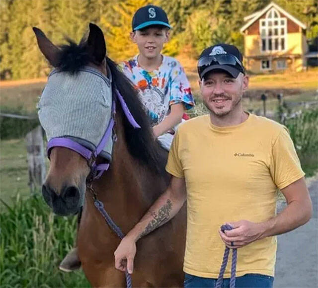 GoFundMe courtesy photo
Dan Stamm, right, at the Back to the Bond Sanctuary Farm.