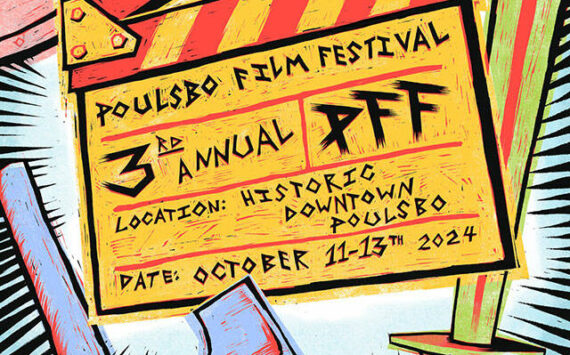 Emma Hill courtesy illustration
The poster for the 2024 Poulsbo Film Festival.