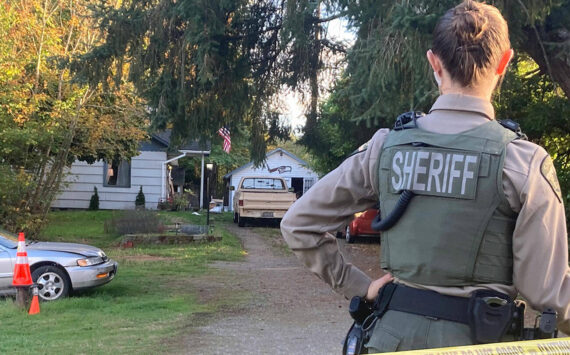 KCSO courtesy photos
The scene of the crime on Scandia Road near Poulsbo.