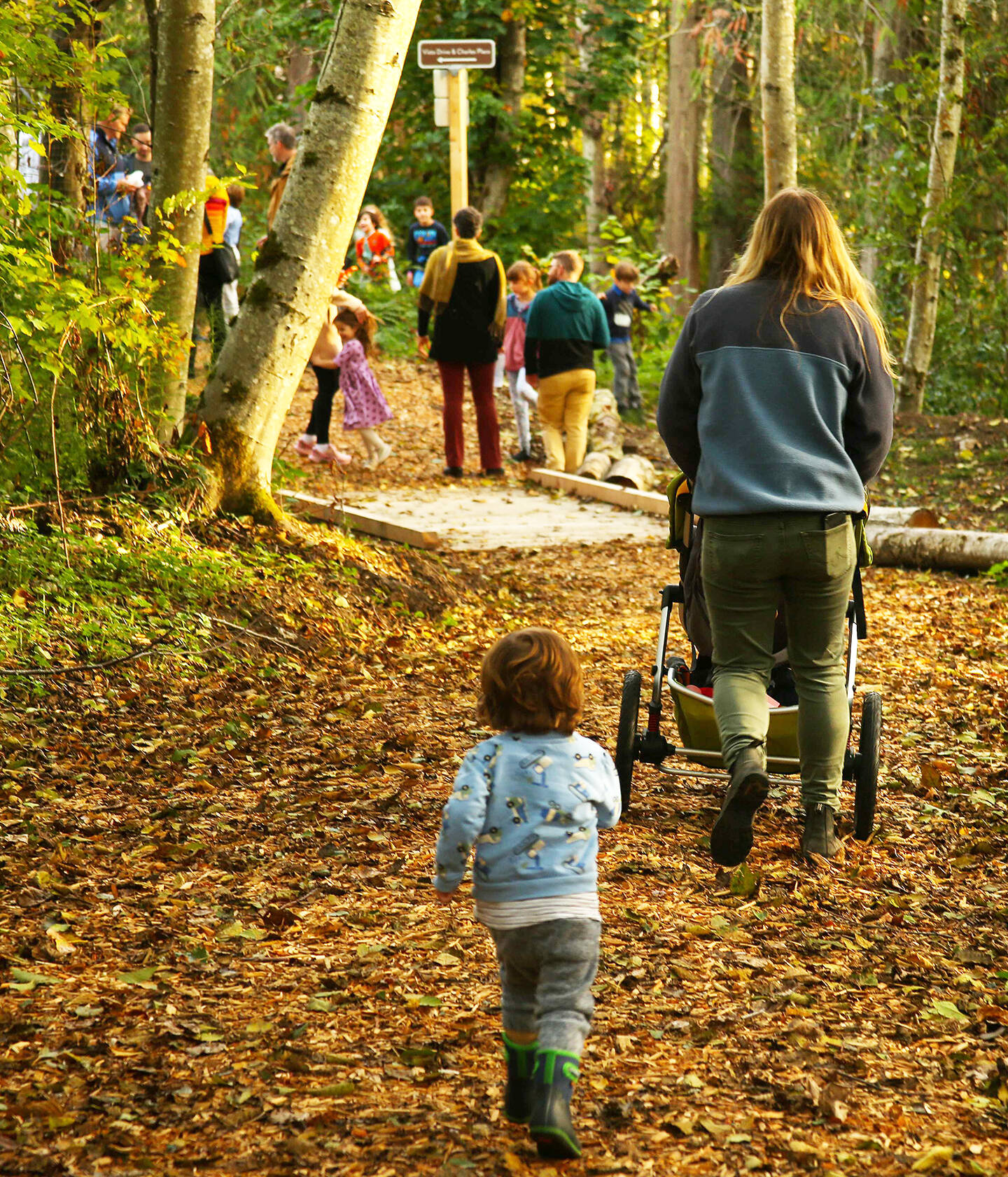 COBI courtesy photos
A number of people turned out for the trail’s ribbon-cutting.