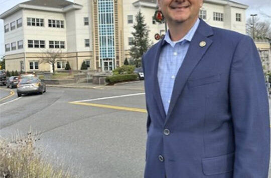 Mike De Felice/Kitsap News Group
Port Orchard Mayor Rob Putaansuu, shown here in front of City Hall, shares his top goals for 2025.