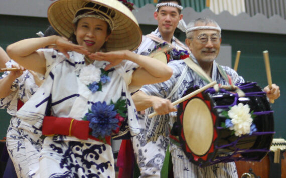 Molly Hetherwick/Kitsap News Group photos
Taiko performers from Seattle Kobon Taiko open the show with an introductory dance.