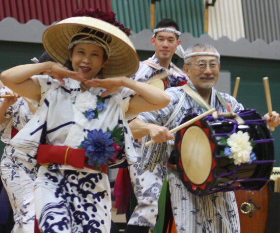 Molly Hetherwick/Kitsap News Group photos
Taiko performers from Seattle Kobon Taiko open the show with an introductory dance.