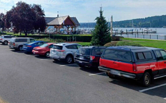 City of Poulsbo courtesy photo
The Anderson Parkway parking lot near the Poulsbo waterfront.